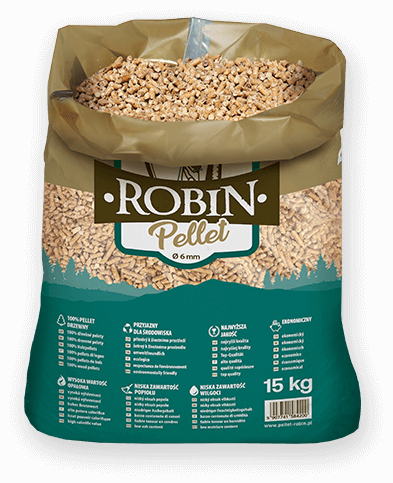 worek pelletu opałowego Robin do kupienia w Zielonej Górze lub sklepie internetowym